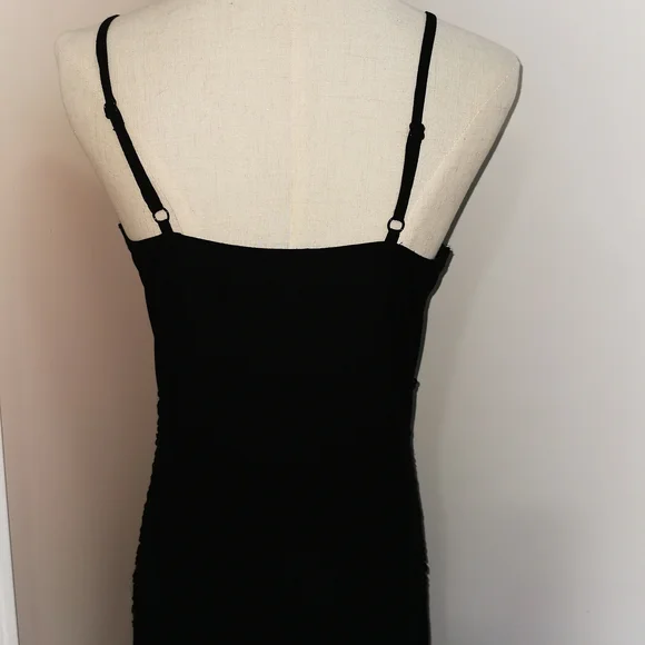 Sequin Black and Silver Mini Dress (M) - Picture 3 of 7